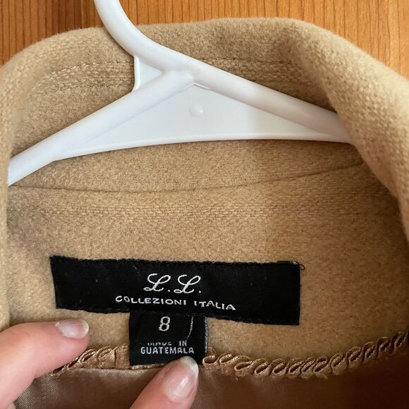 L.L. Collezioni Italia 100% Camelhair Tan Overcoat 8 - Picture 4 of 6